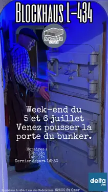 Ouverture du blockhaus L 434 le 5 juillet à Saint Omer 